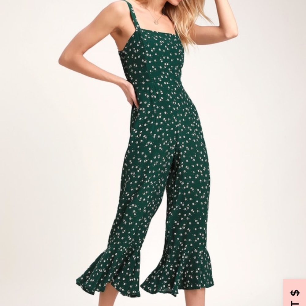 NWT Faithfull the Brand flare floral jumpsuit!
